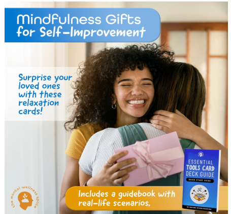 my essential self care tools card deck, mindfulness cards for promoting1