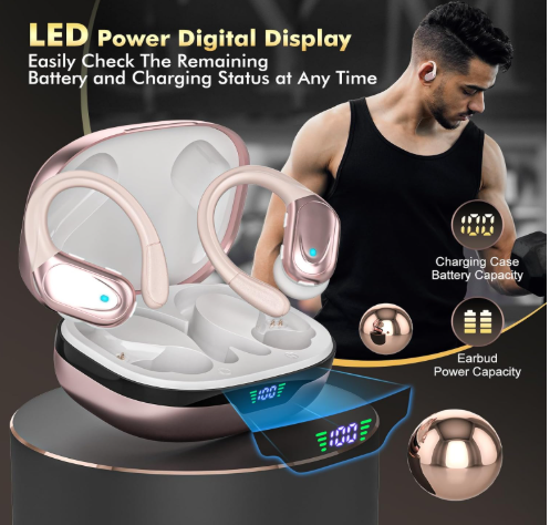 noise cancelling, waterproof rose gold1