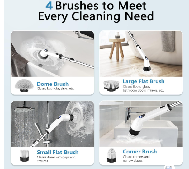 tuyu electric spain scrubber full body ipx7 waterproof2