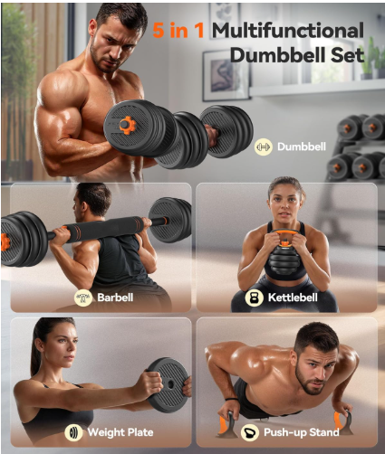 feierdun adjustable dumbbells 1