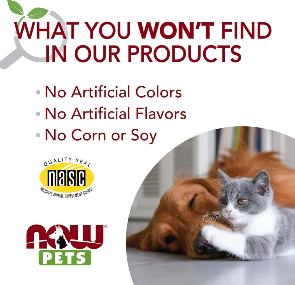 now pet health, omega 3 supplemtn formulated for cats and dogs 4
