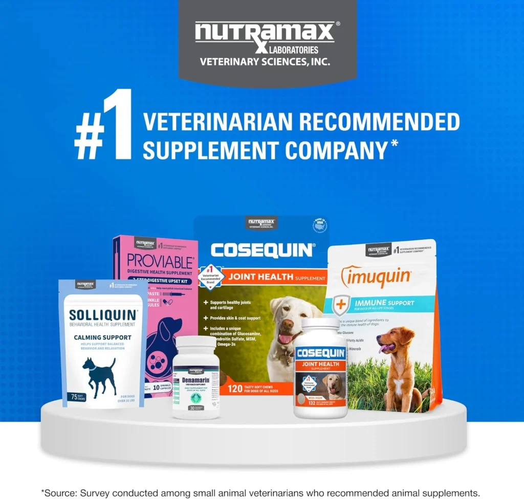 nutrazmax consequin for dogs joint health supplement contains glcosamine for dogs 4