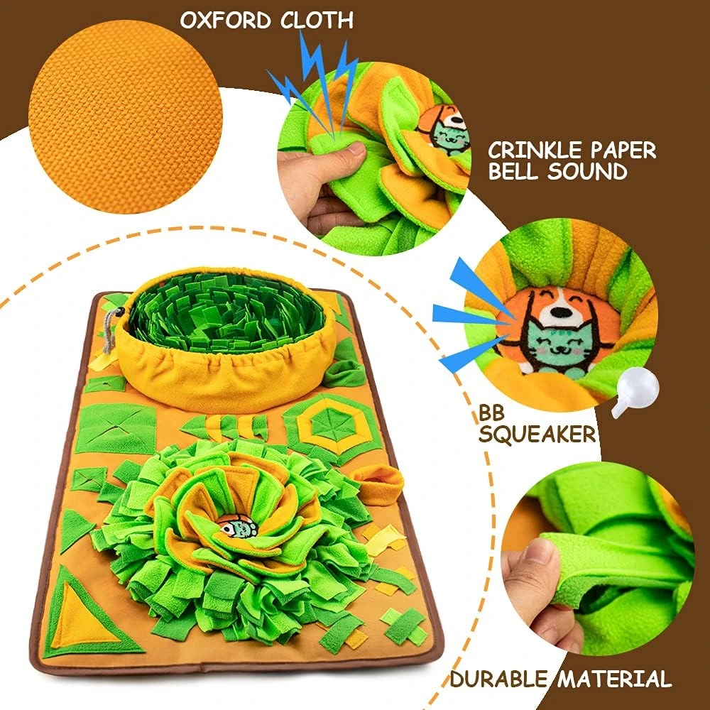 awoof larg dog snuffle mat interactive feeding mat 1